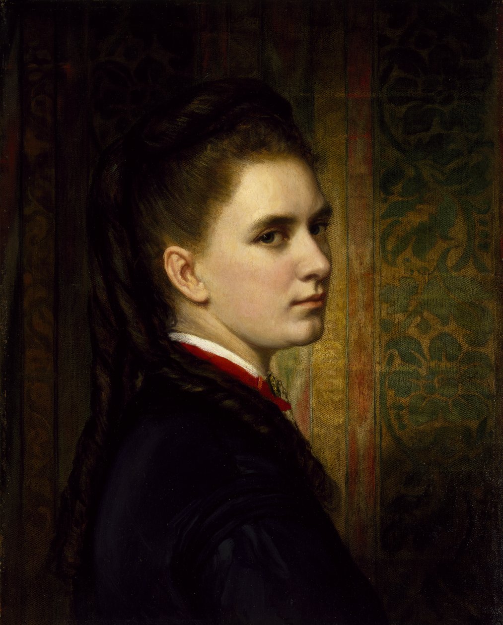 Retrato de Maria Healy, a Artists Daughter, c. 1871 de George Peter Alexander Healy