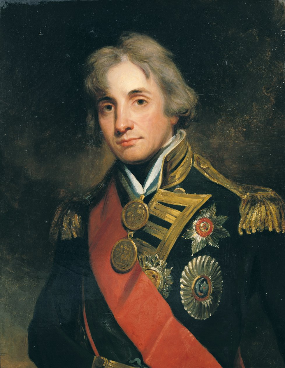 Retrato de Nelson (1758-1805) de George Peter Alexander Healy