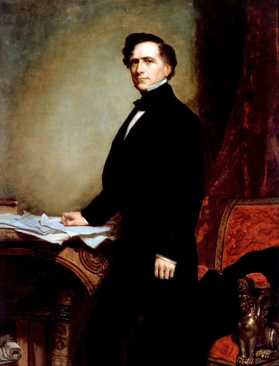 Retrato do Presidente Franklin Pierce de George Peter Alexander Healy