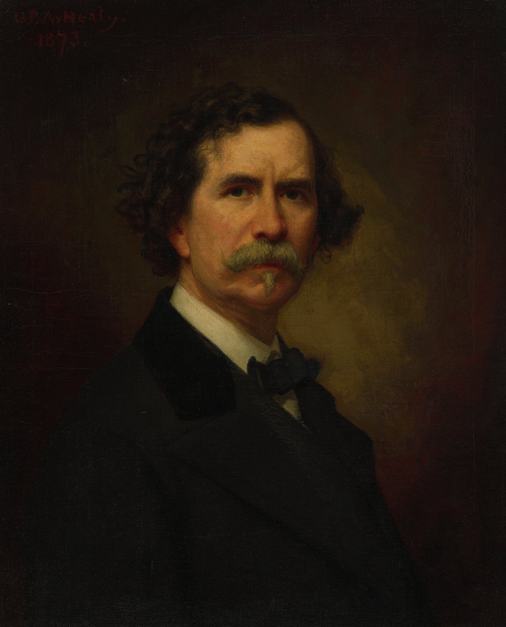 Autorretrato, 1873. de George Peter Alexander Healy