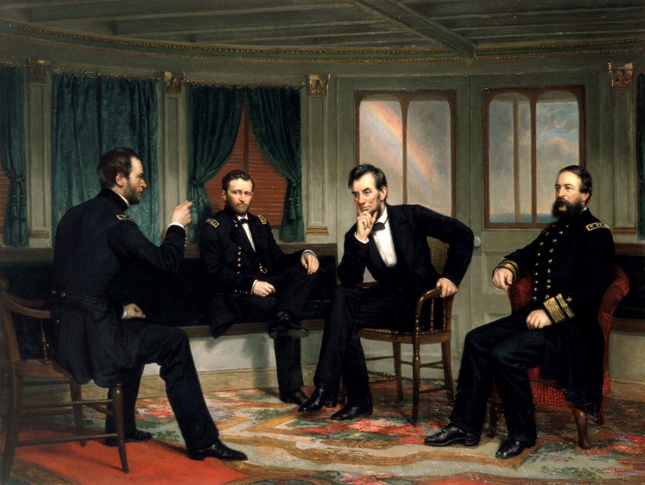 Os pacificadores, 1865 de George Peter Alexander Healy