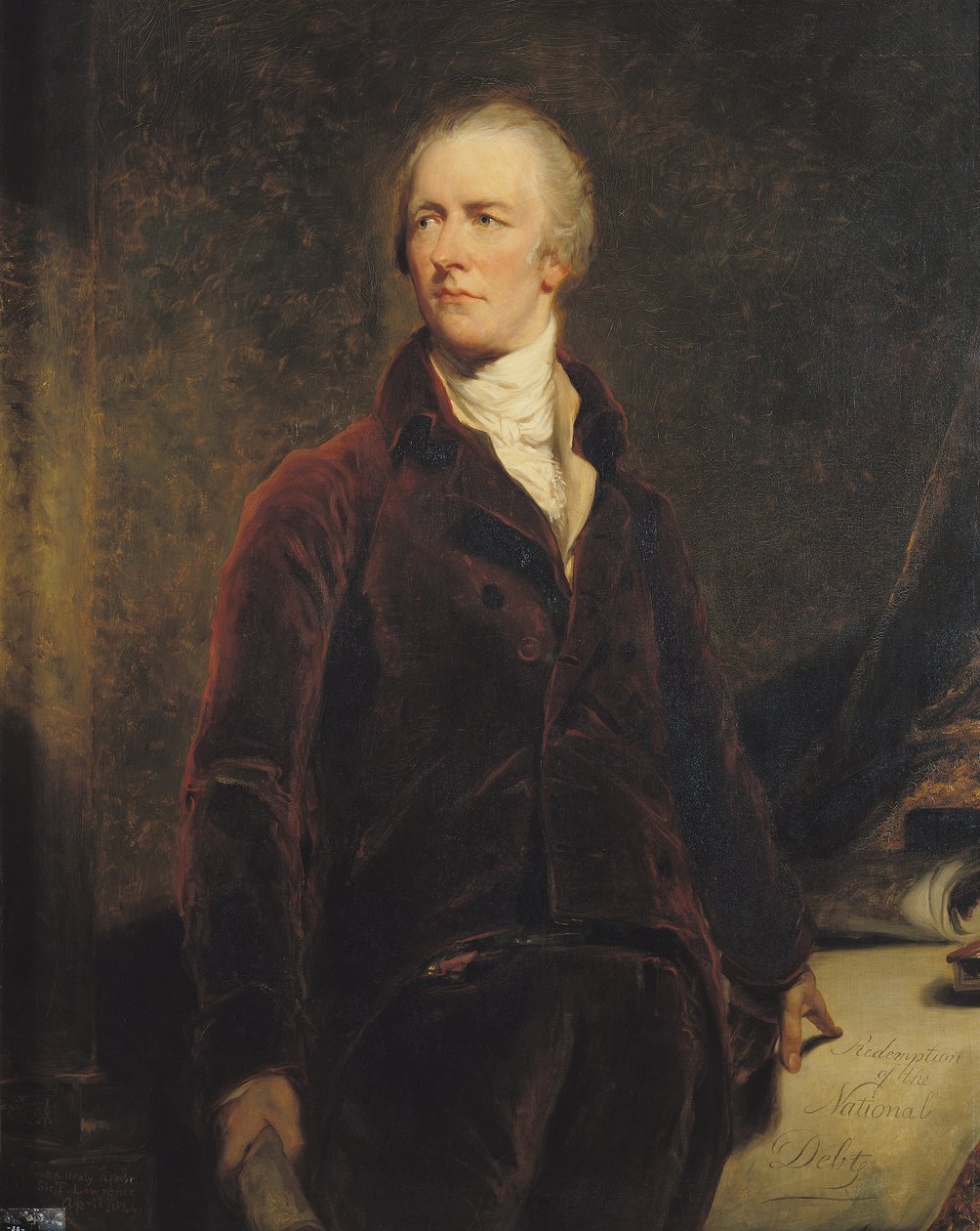 William Pitt, o Jovem (1759-1806) de George Peter Alexander Healy