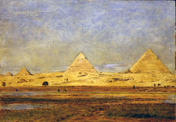 Pirâmides e Esfinge de Ghizeh de George Price Boyce