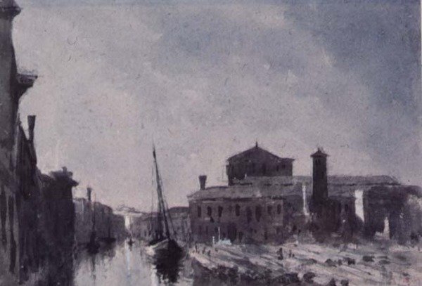 A Sacca Della Misericordia, Veneza de George Price Boyce