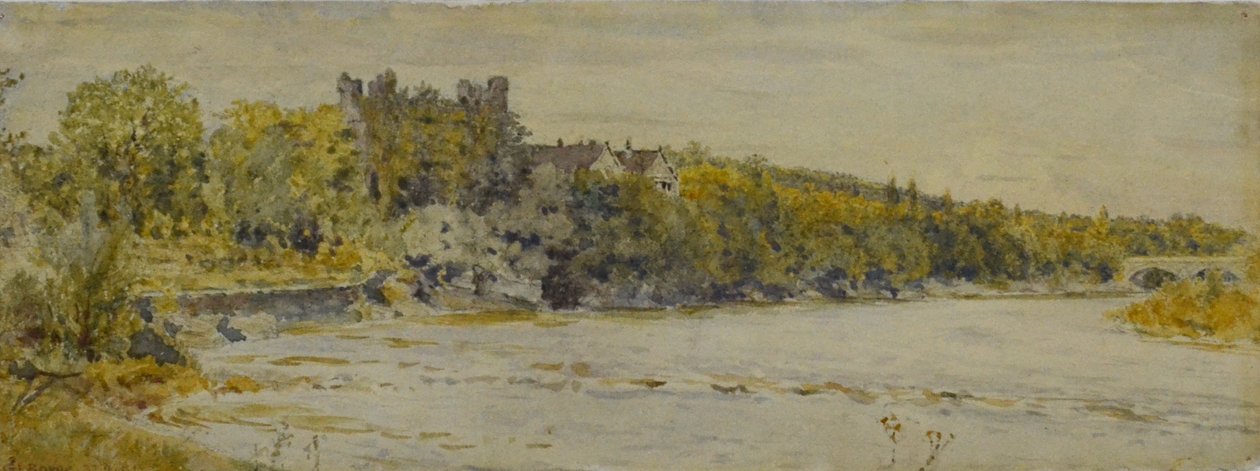 O Tyne em Bywell, Northumberland de George Price Boyce