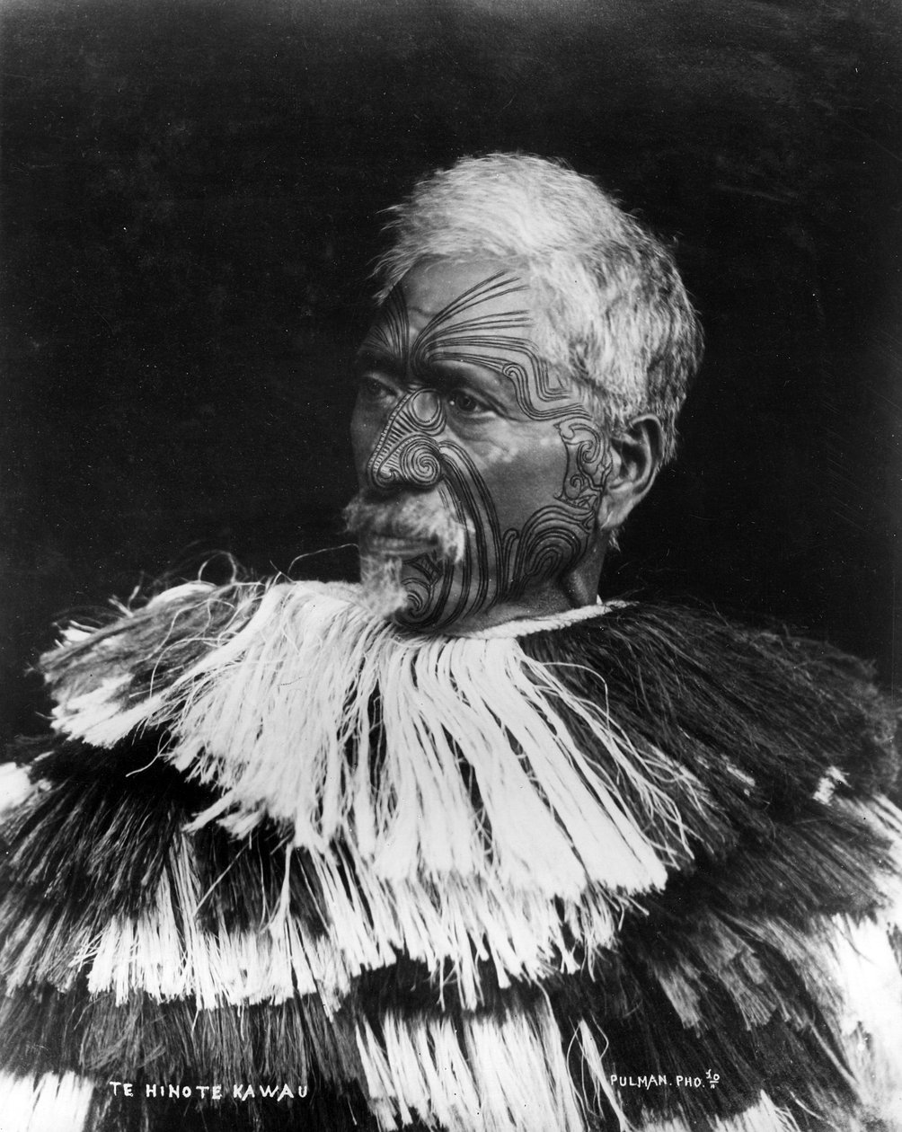A Conferência de Kawau, c.1860-71 de George Pulman