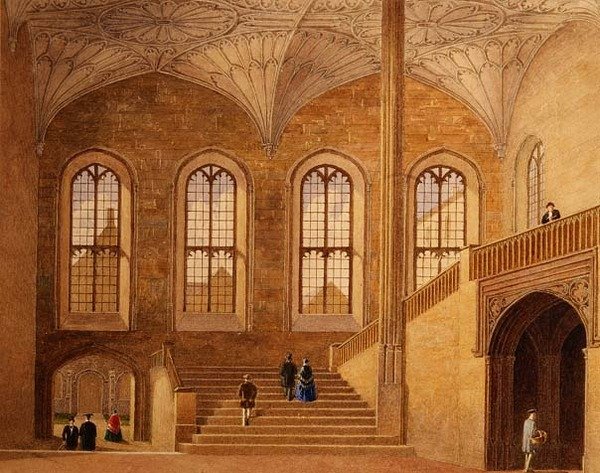 O Salão da Igreja de Cristo, Oxford de George Pyne