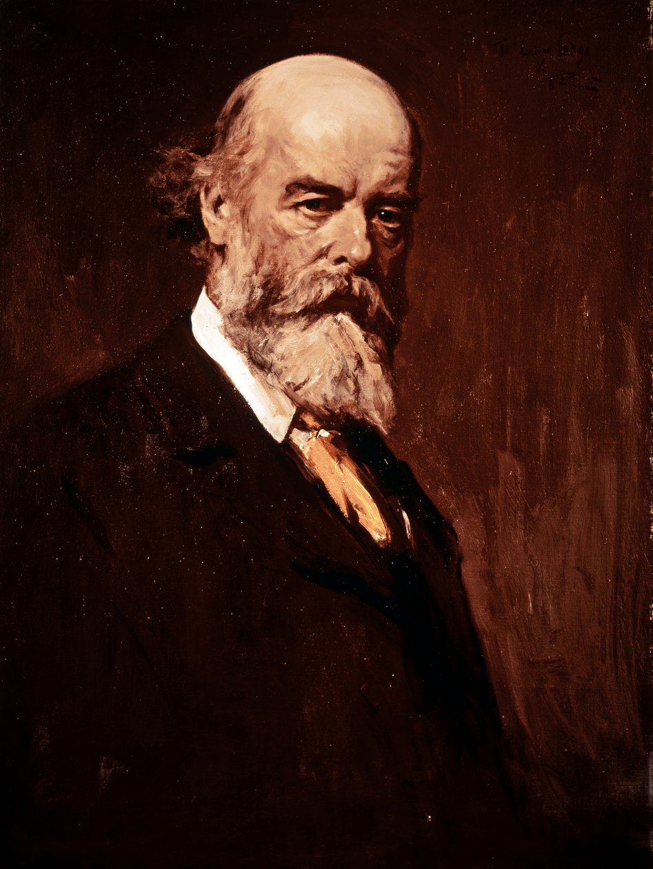 Retrato de Sir Oliver Joseph Lodge de George Reid