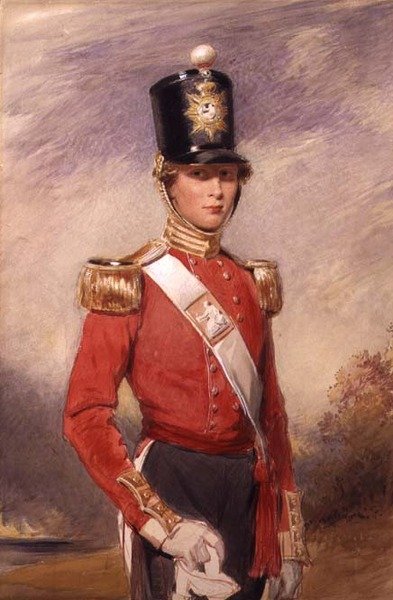 Um Jovem Oficial do 9º Regimento do Pé, Norfolk de George Richmond