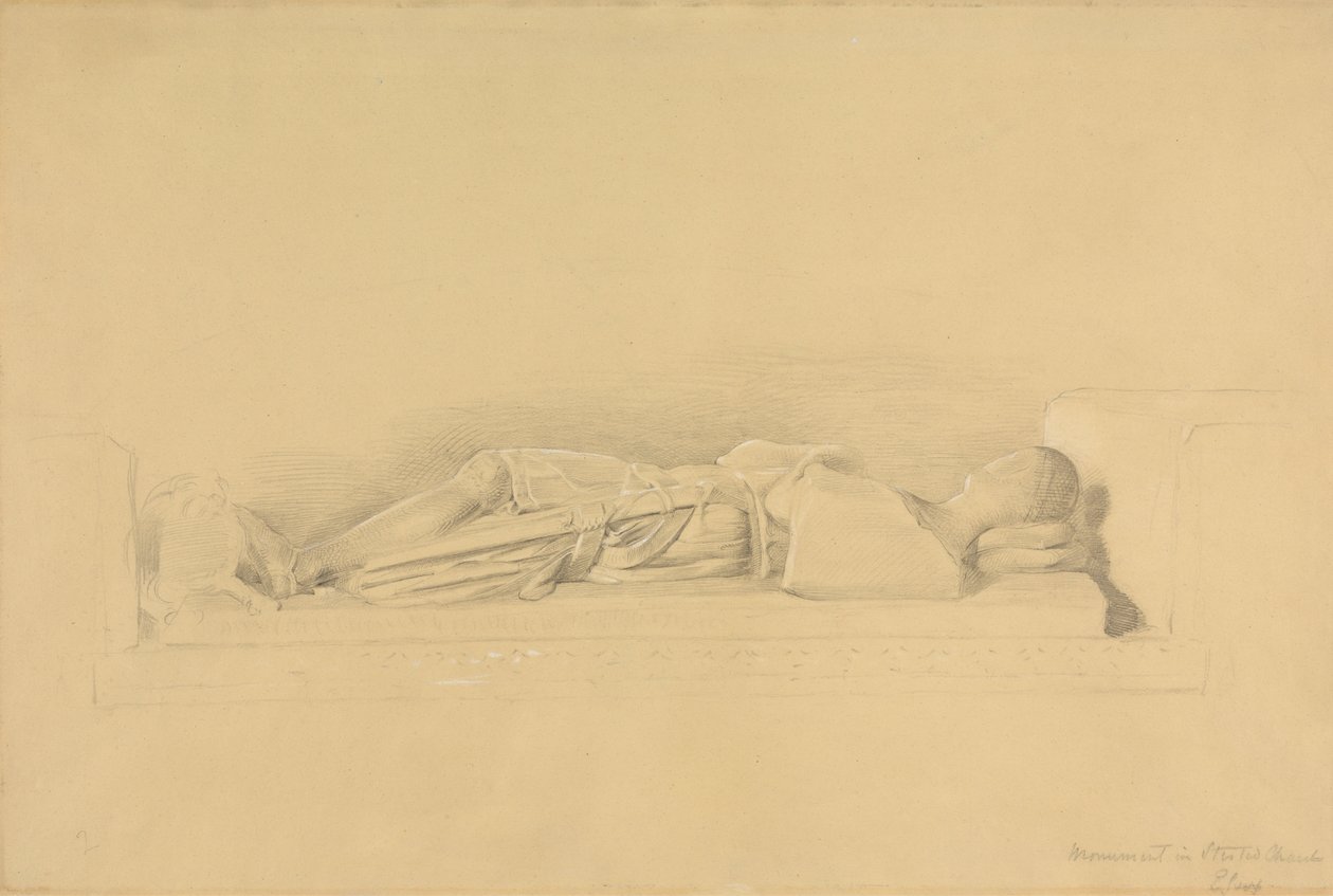 Efígie de um Cruzado, Igreja de Stisted de George Richmond