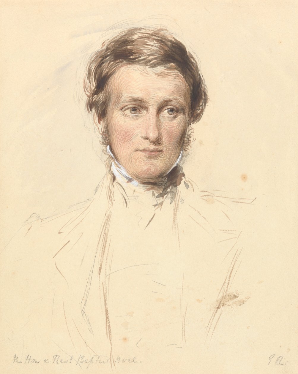 Hon. e Rev. Baptista Wriothesley Noel (1798-1873) de George Richmond