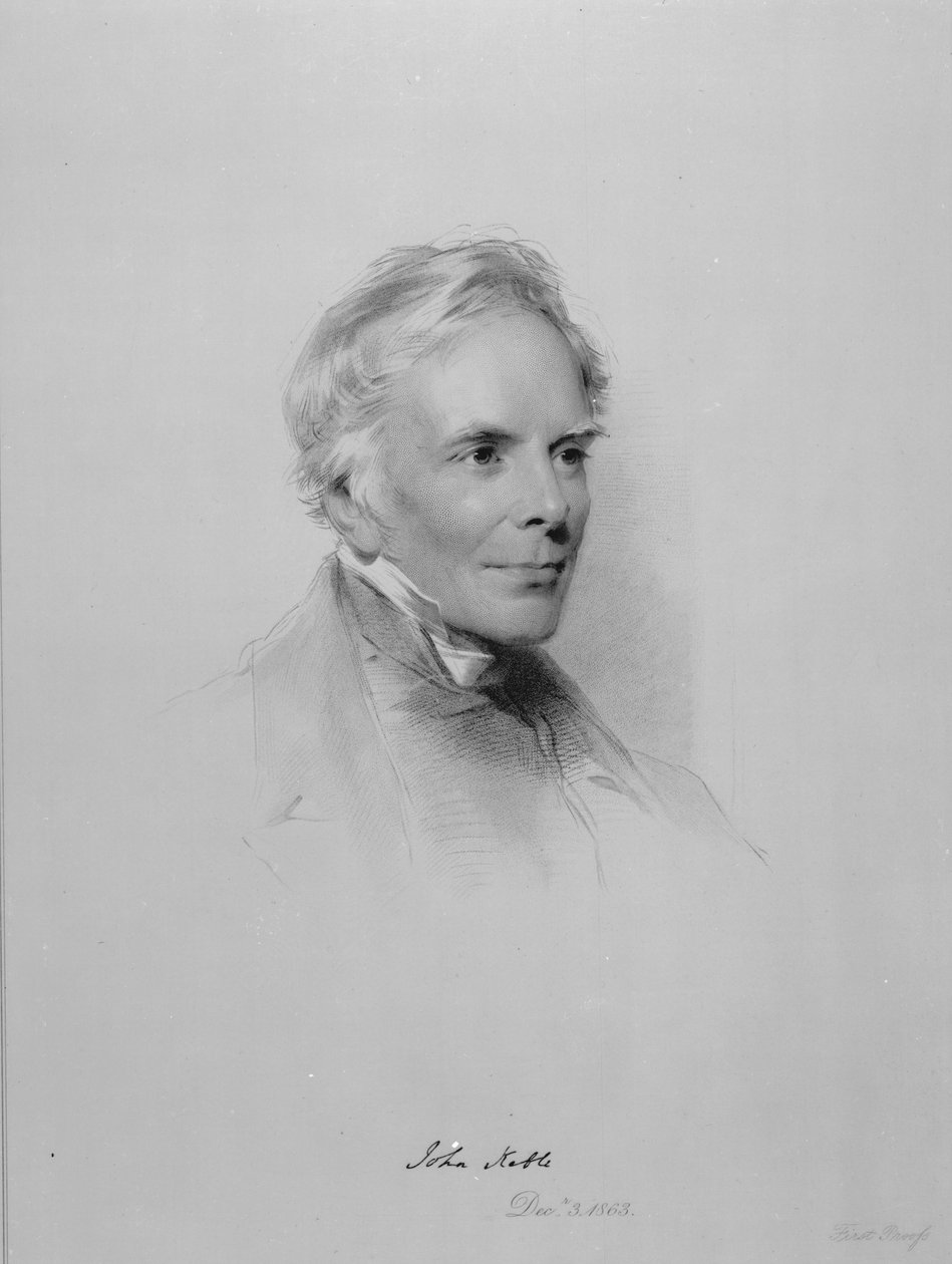 John Keble, gravado por William Holl Jr depois de um desenho de 1863 de George Richmond