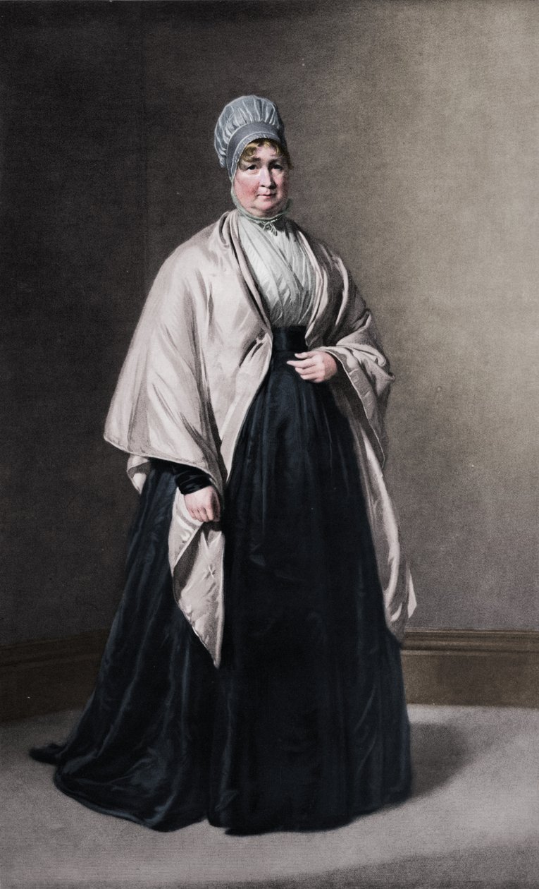 Sra Elizabeth Fry 1780-1845, c1843, 1912 de George Richmond