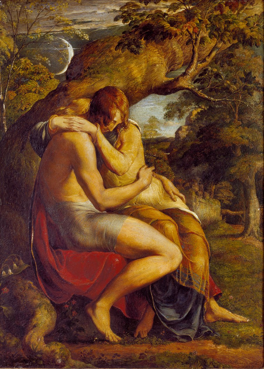 Na véspera da Separação, 1830 de George Richmond