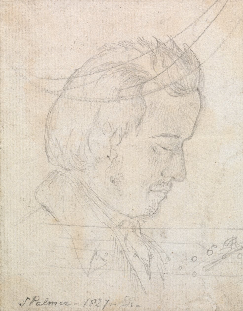 Cabeça do Retrato de Samuel Palmer de George Richmond