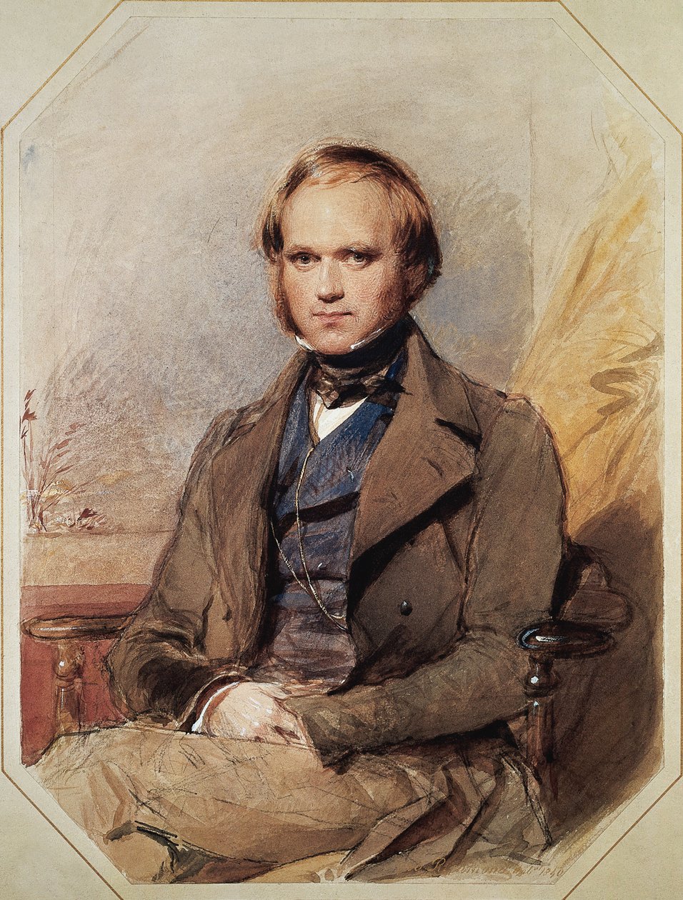 Retrato de Charles Robert Darwin (Shrewsbury de George Richmond