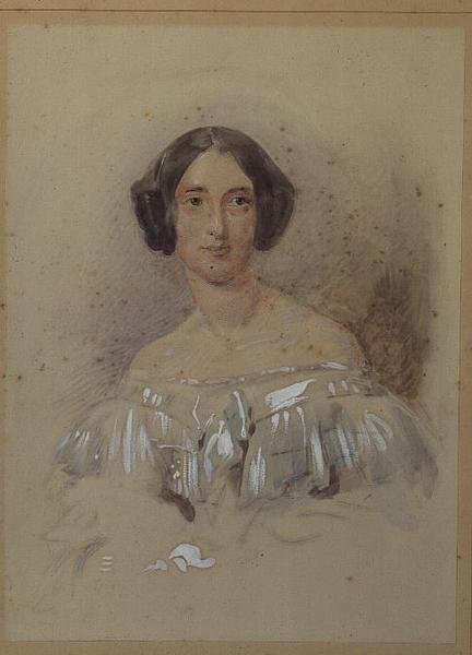 Retrato de Fanny (Frances) Cartwright de George Richmond