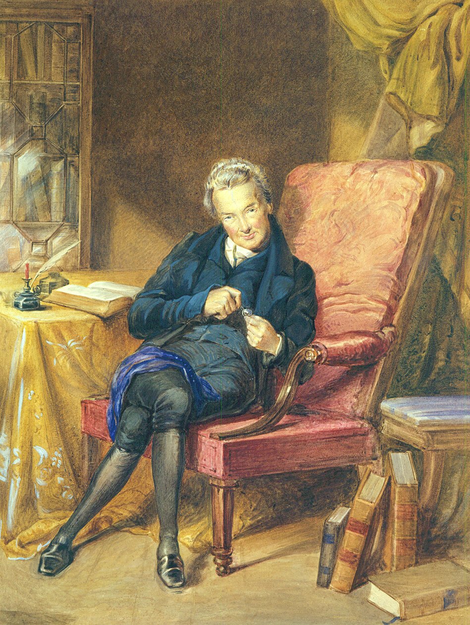 Retrato de William Wilberforce (1759-1833) 1833 (aguarela sobre papel) de George Richmond