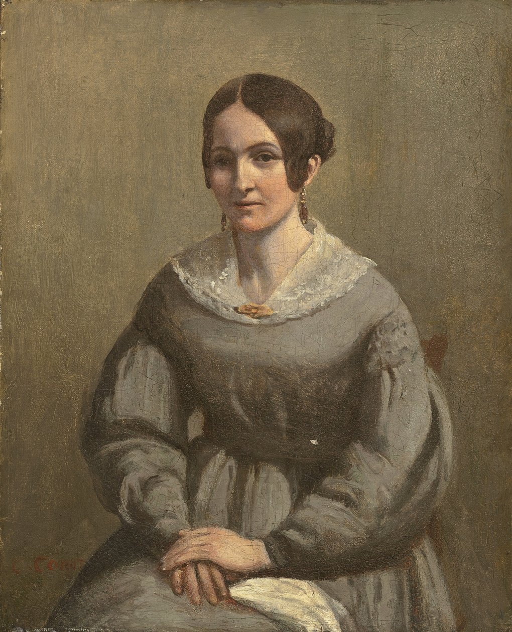 Retrato de uma jovem mulher, de George Richmond