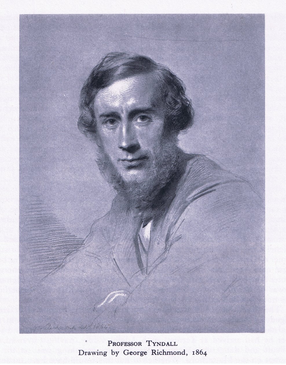 Professor Tyndall, da British Adventure, publicado por Collins, 1947 de George Richmond
