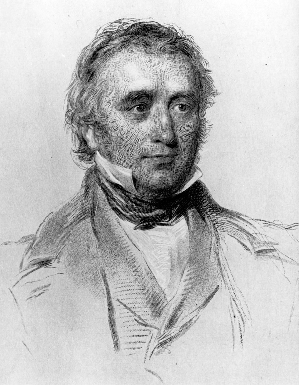 Thomas Babington Macaulay, com a idade de 49 anos, gravado por William Holl, c.1850s de George Richmond