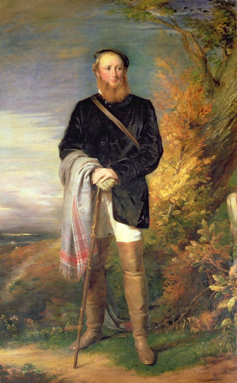 Thomas William Coke de Holkham (1822-1909) 2º Conde de Leicester de George Richmond