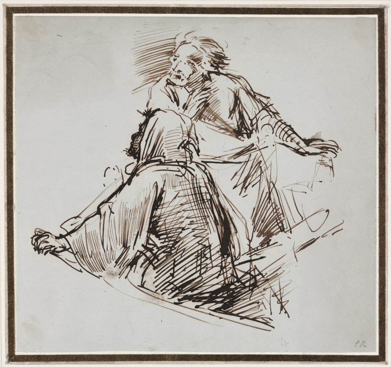 Dois Números Masculinos, c. 1829. de George Richmond
