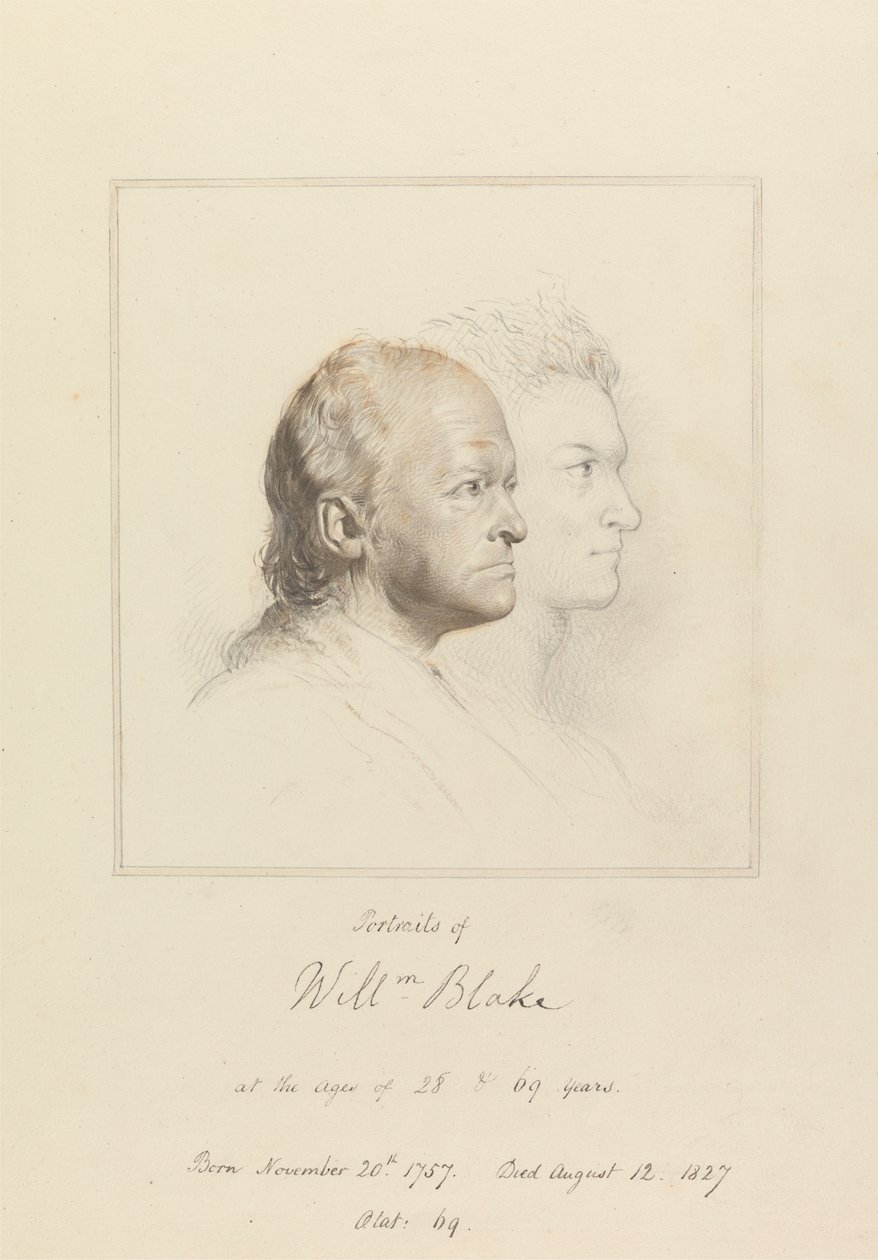 William Blake em Juventude e Idade de George Richmond