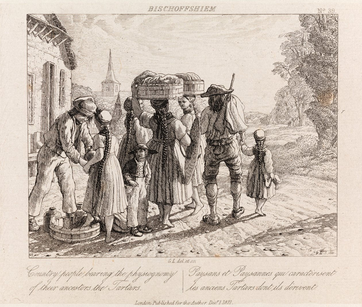Bischoffshiem, c.1821 (gravura) de George Robert Lewis