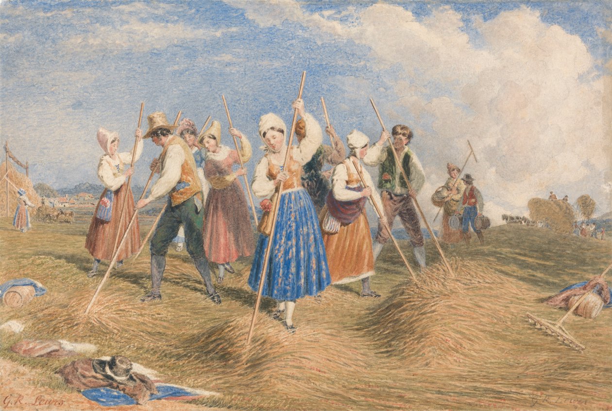 Fenómenos num campo de George Robert Lewis