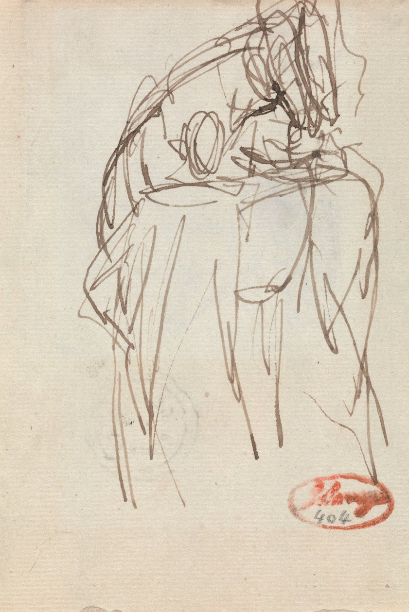 Um homem com um cavalo de George Romney