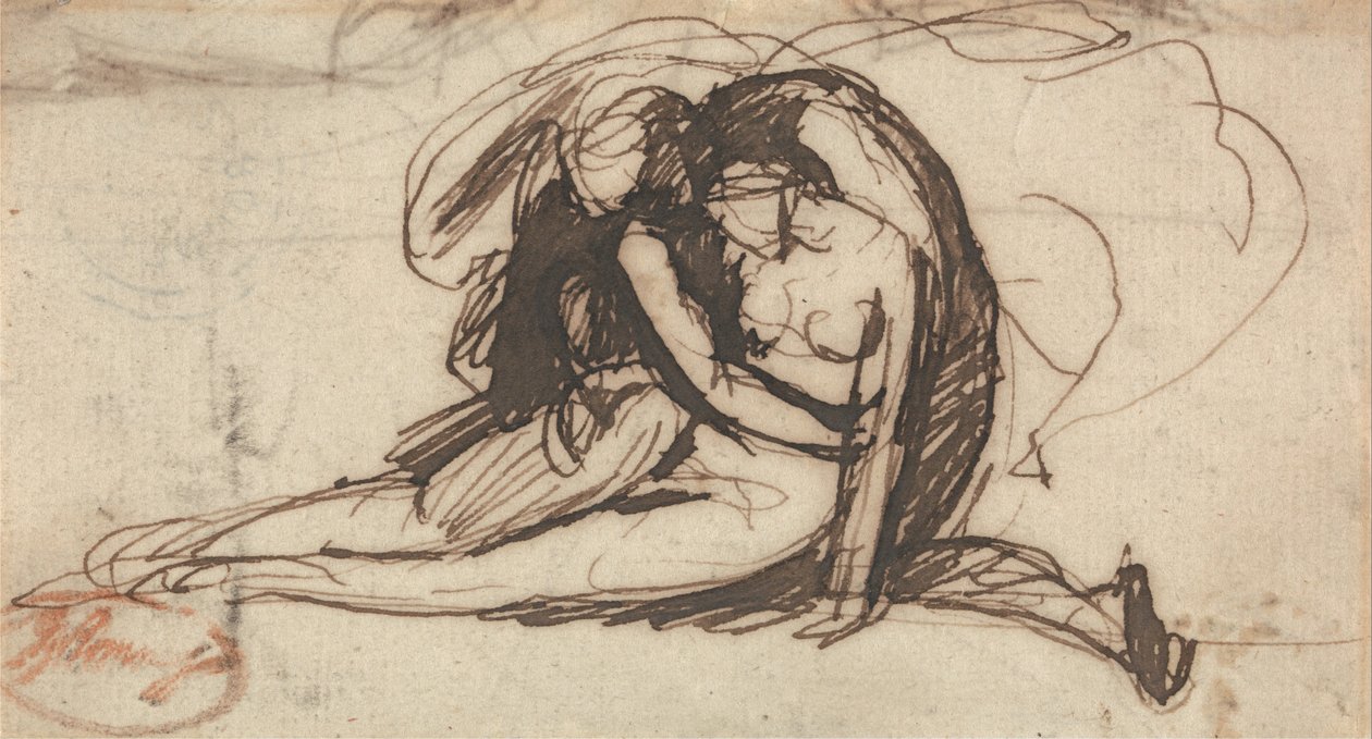 Caladon e Amélia (assim chamados) de George Romney