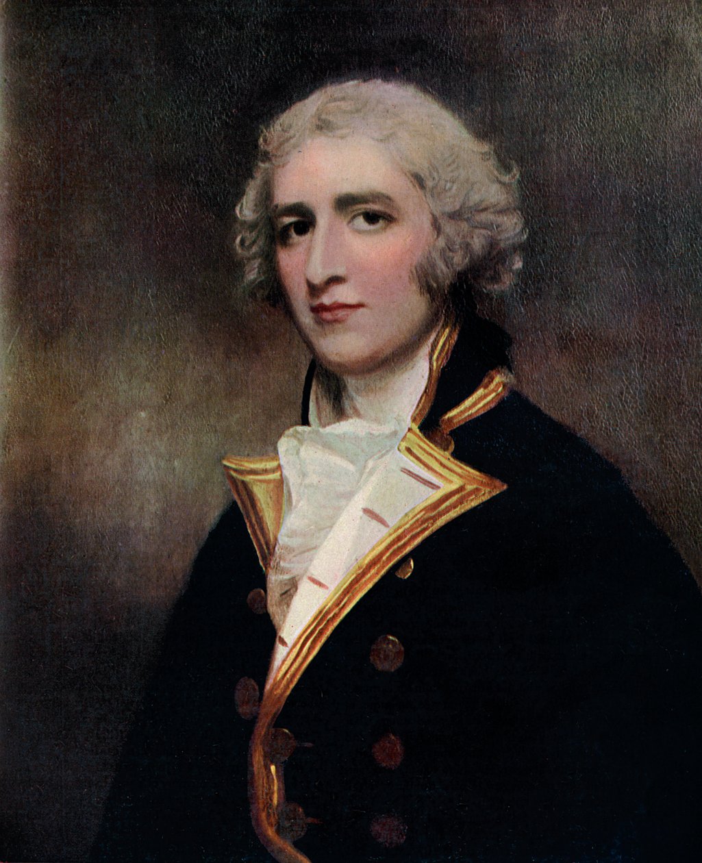 Capitão William Bentinck 1764-1813, comandante naval, 1787-1788 1910. de George Romney