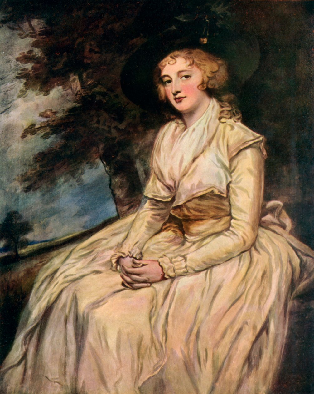Charlotte, Lady Milnes, século XVIII 1910. de George Romney