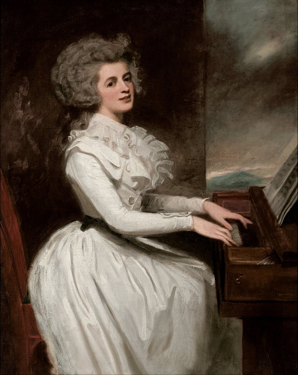 Charlotte, Sra. Thomas Raikes de George Romney