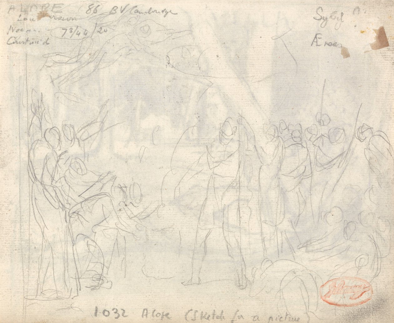 Composição de figuras clássicas de George Romney