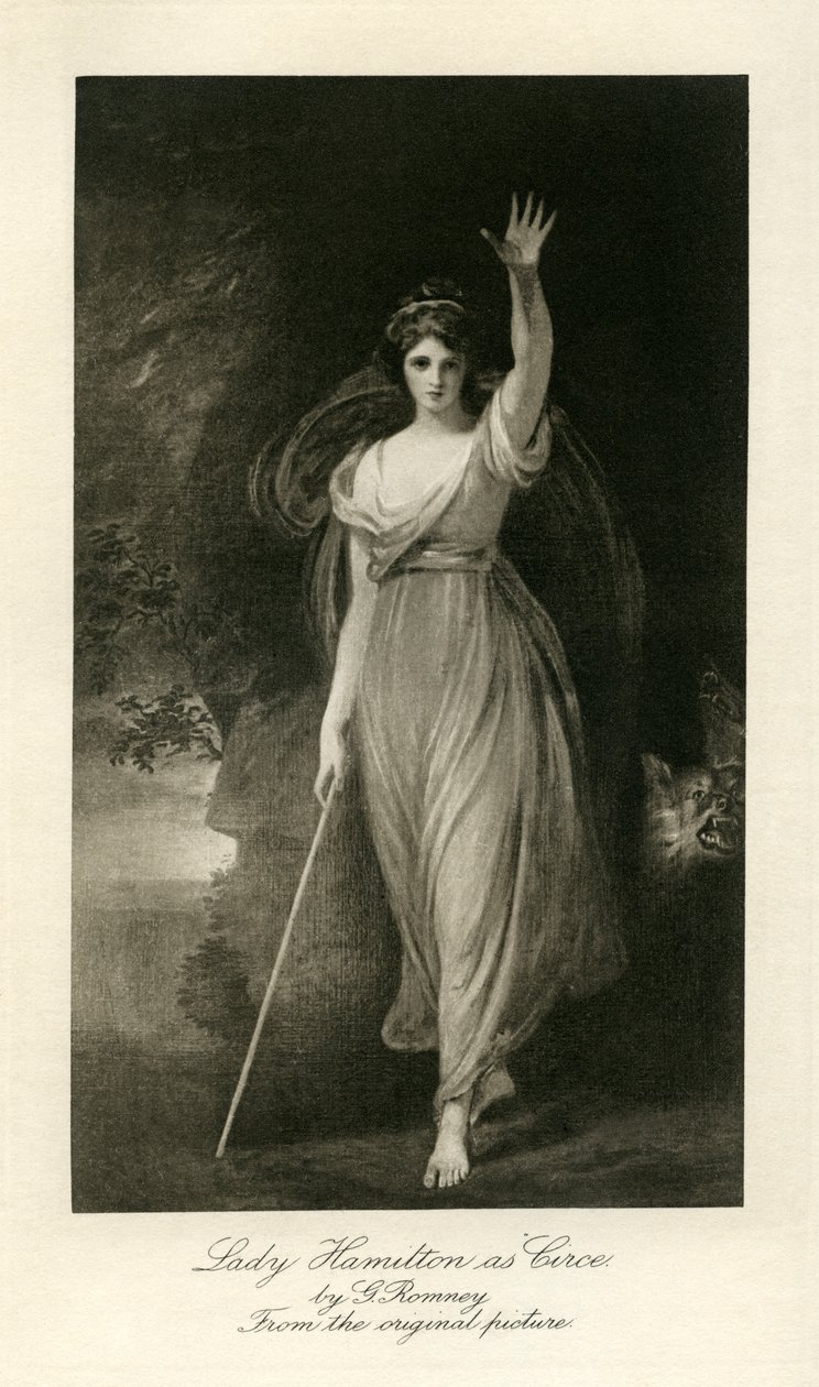 Emma Lady Hamilton de George Romney