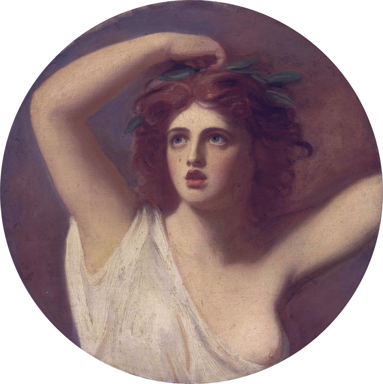 Emma, Lady Hamilton como Cassandra de George Romney