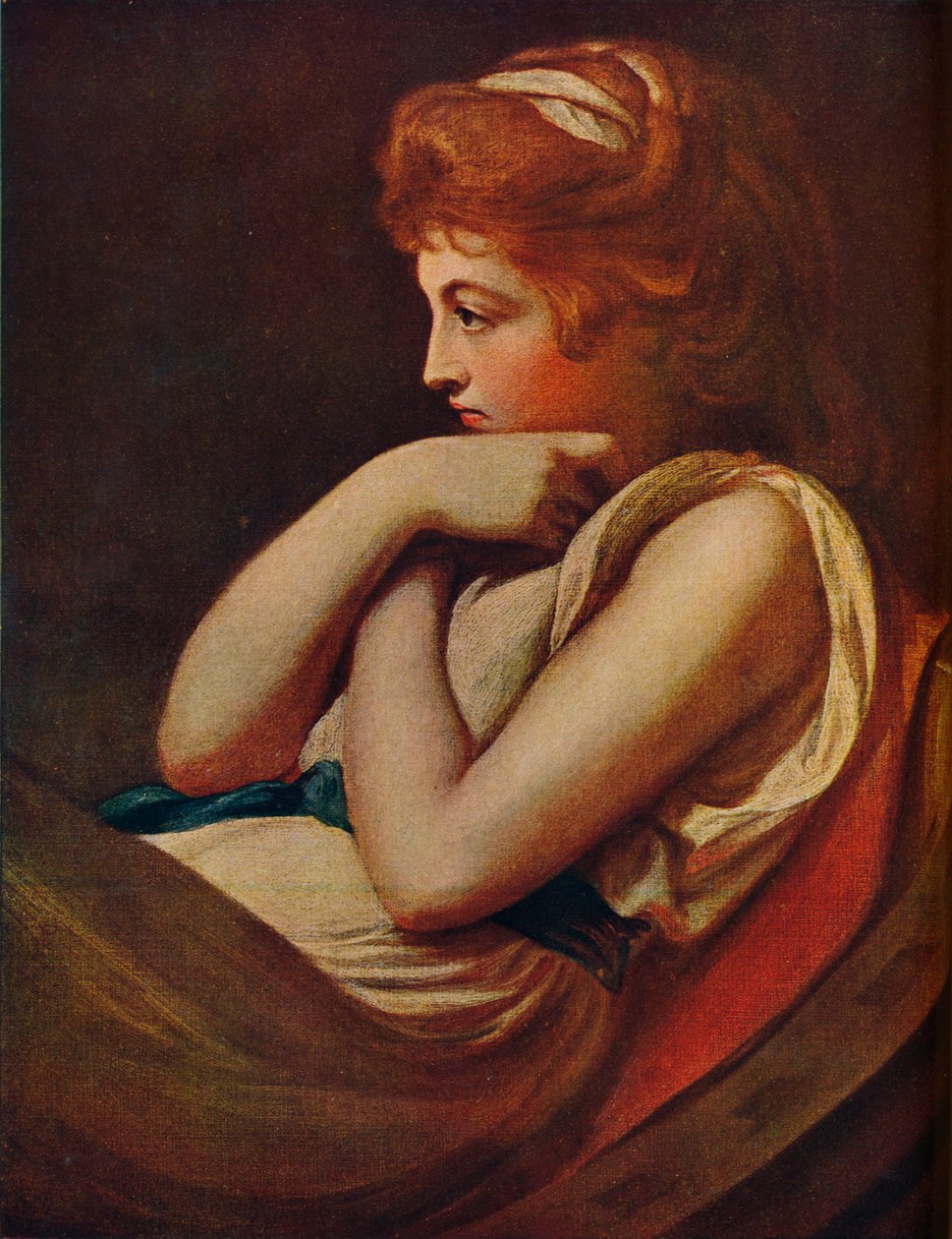 Emma, Lady Hamilton, c1785, 1909 de George Romney