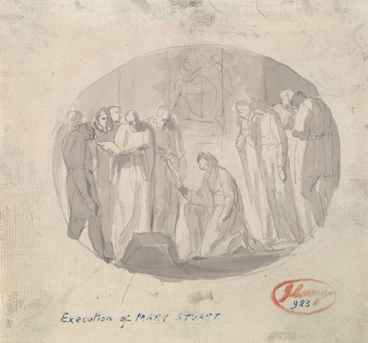 Execução de Maria Estuardo de George Romney