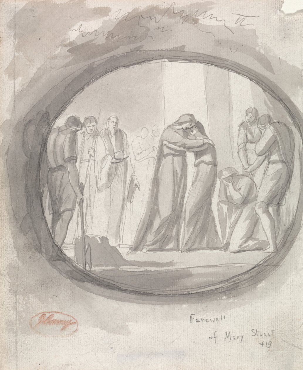 Despedida de Maria Stuart de George Romney