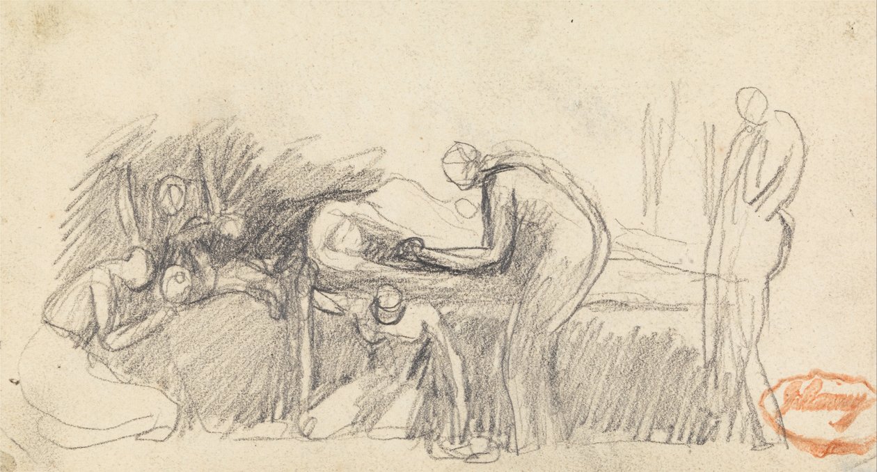 Figura Estudo de composição 23 de George Romney