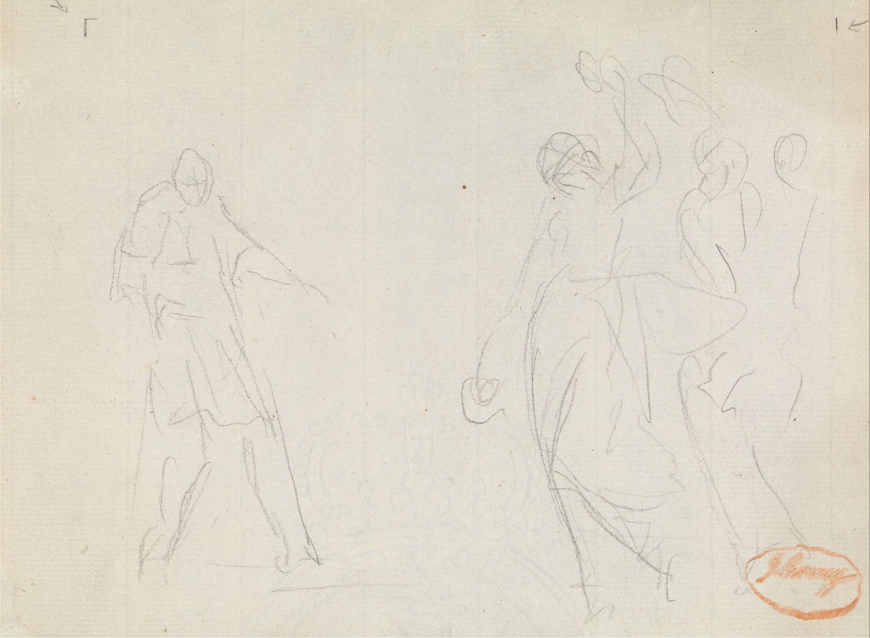 Figura Estudo de composição 39 de George Romney