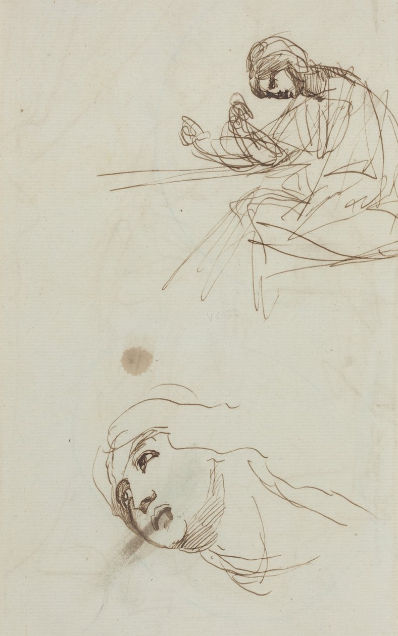 Estudos de Figuras [verso] de George Romney
