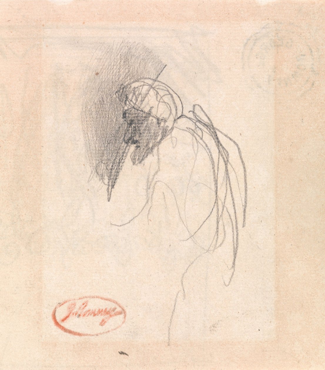 Figura com a cabeça coberta de George Romney
