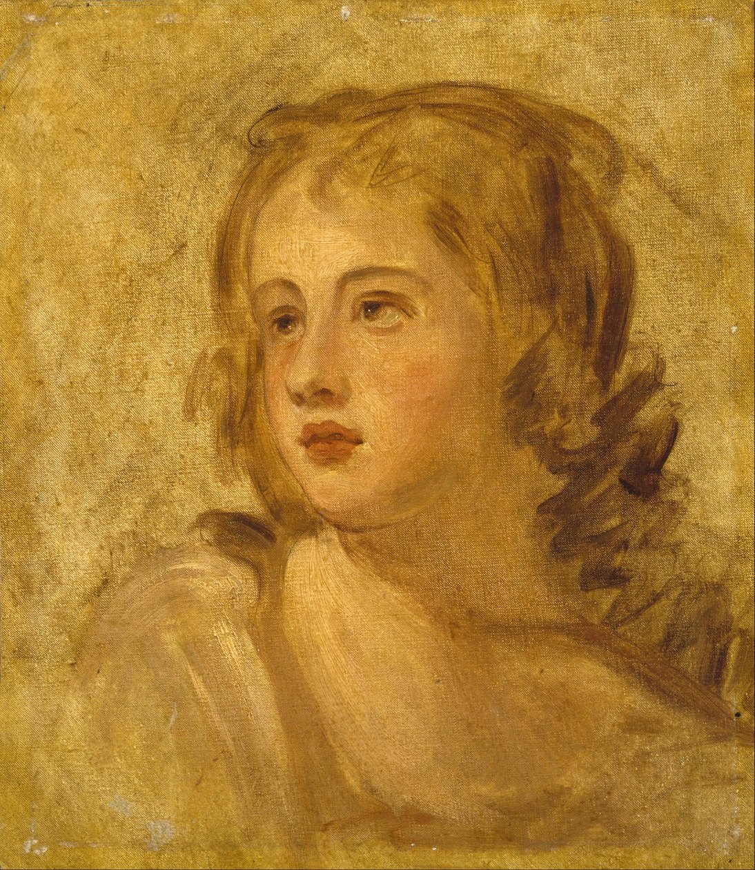 Cabeça de mulher de George Romney