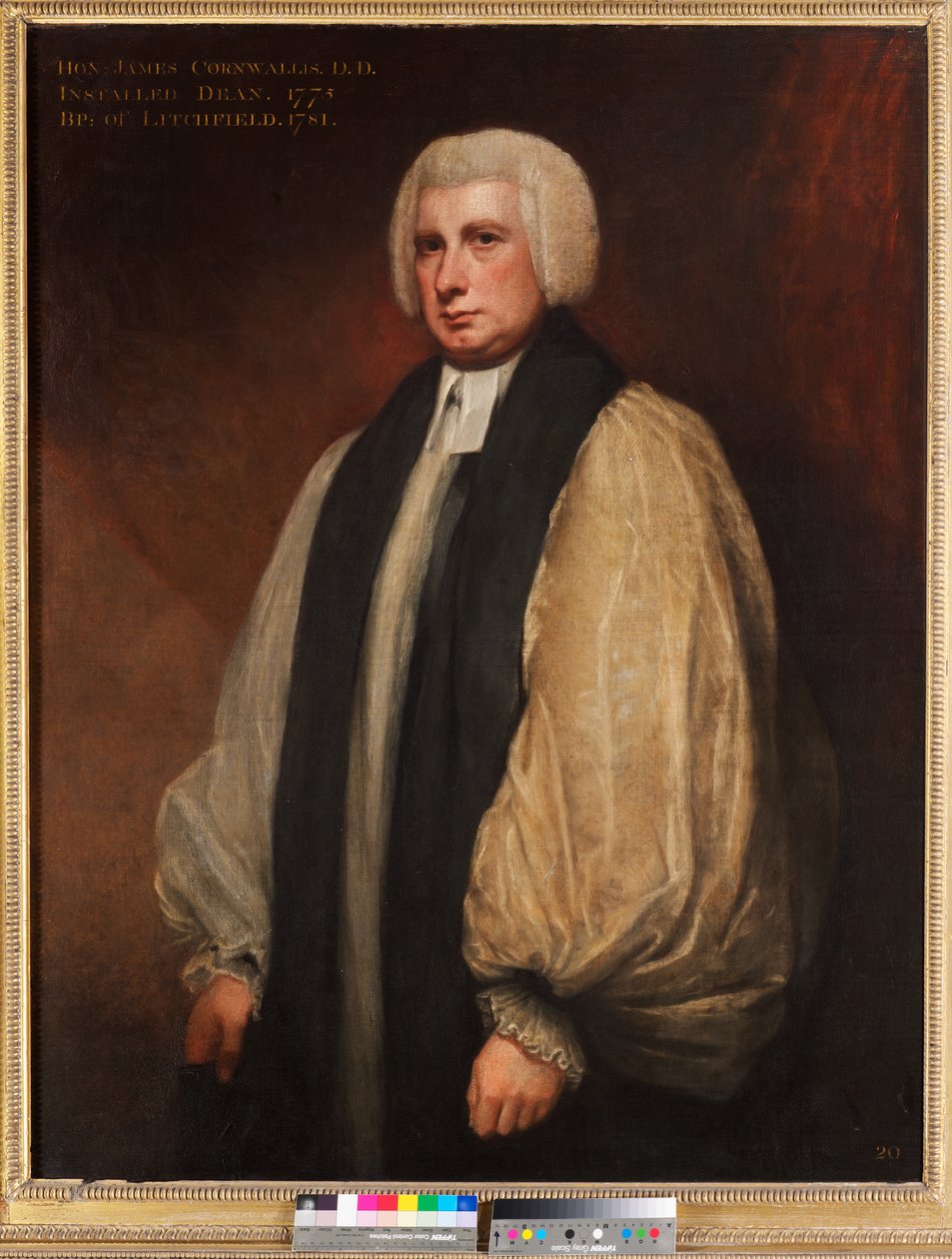 Hon. James Cornwallis (Decano de Cantuária 1775-1781) de George Romney