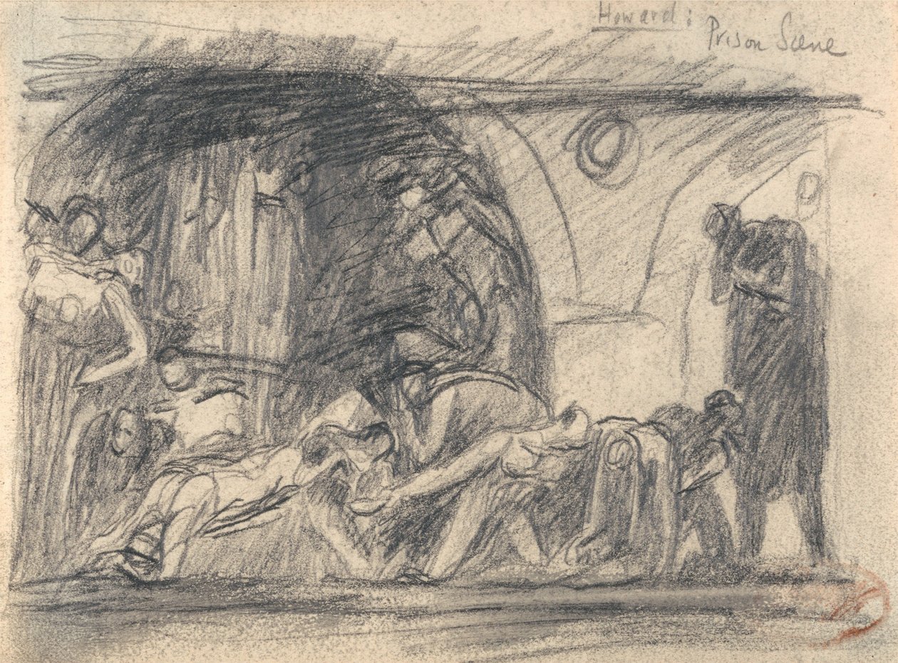 Howard em visita a uma prisão de George Romney