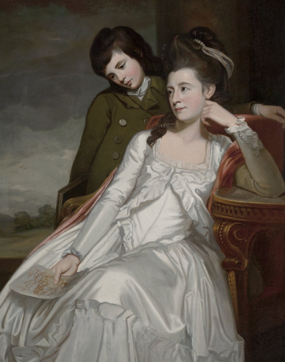 Jane, Duquesa de Gordon e seu filho, George de George Romney