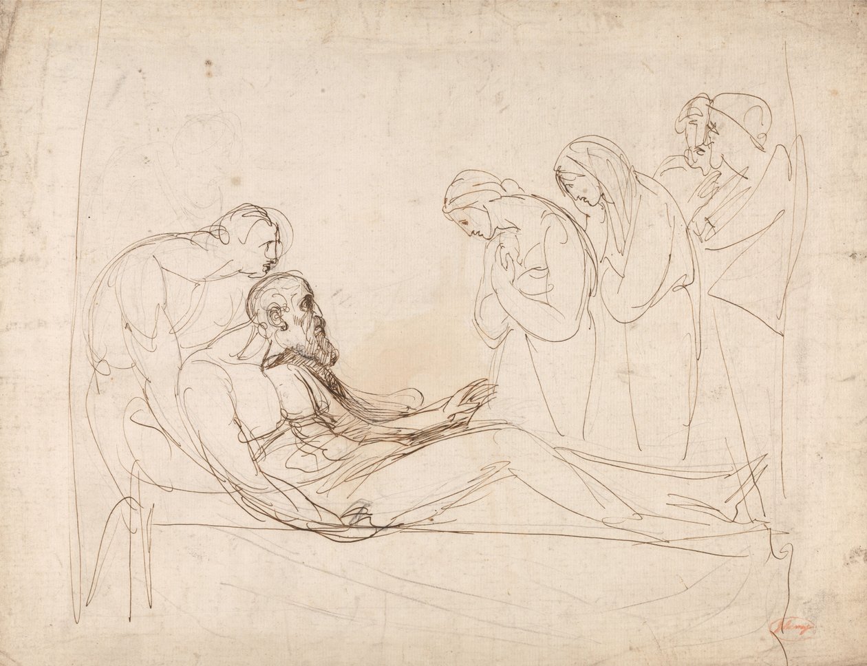 O Rei Lear Despertado por Cordélia de George Romney